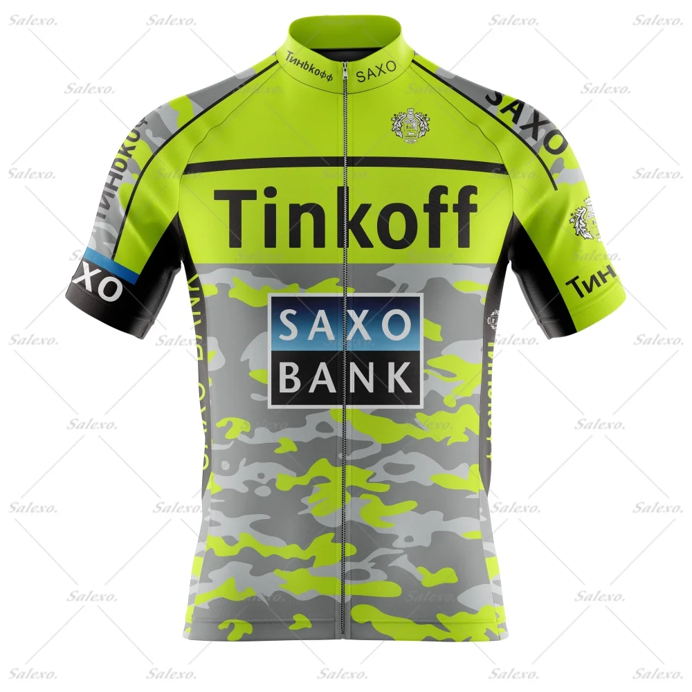 

Saxo Bank Tinkoff TEAM 2023 Summer Cycling Jersey Triathlon Bicycle Clothing Breathable Mountain Cycling Clothes Ropa Ciclismo