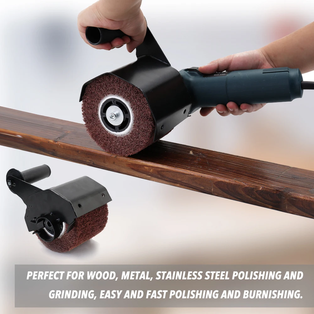 

Multifunctional Angle Grinder Burnishing Polishing Machine Attachment Accessories Metal Steel Wood Sander