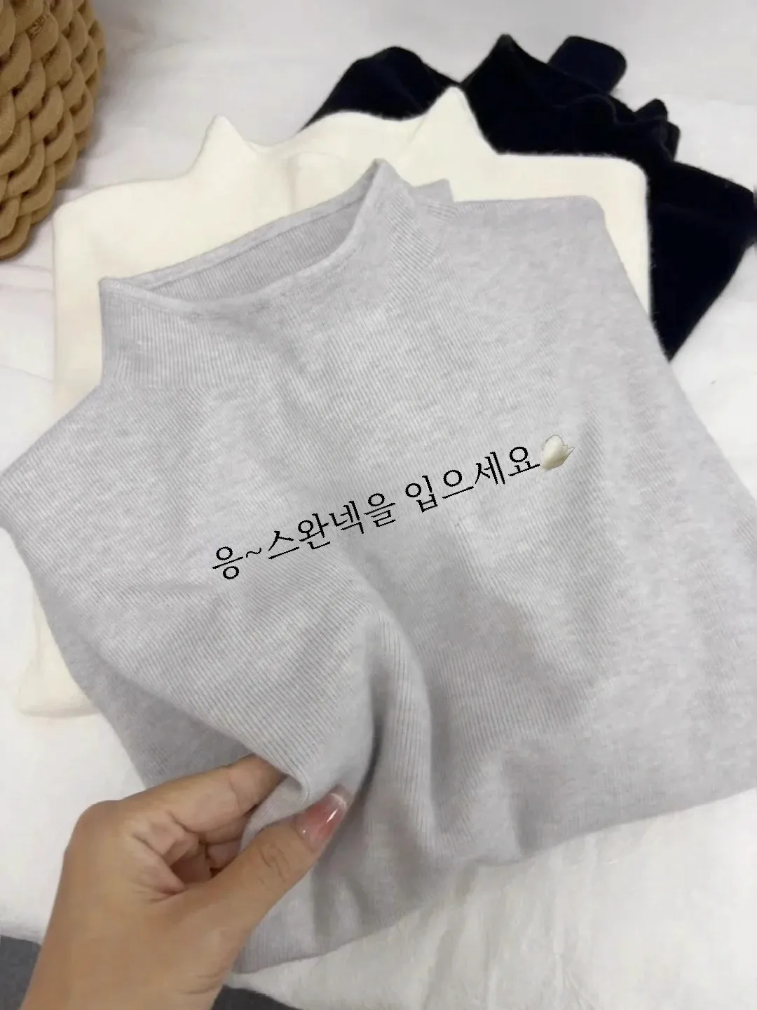 Тотоо Бай С! Воротник-стойка с воротником-стойкой утягивающий вязаный женский