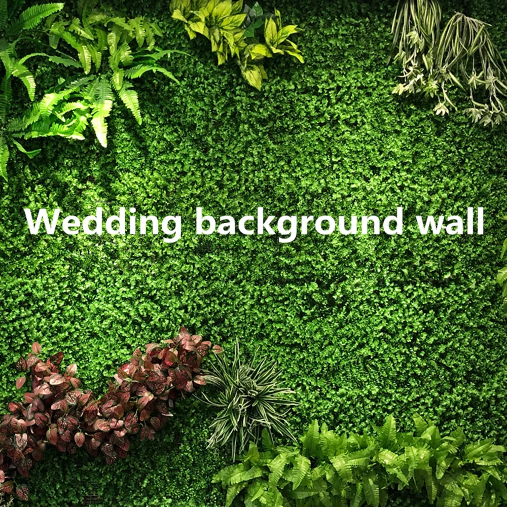 

40*60cm Artificial Plant Simulation Plant Wall Lawn Milan Eucalyptus Grass Plastic Fake Lawn Green Plant Wall Door Decoration