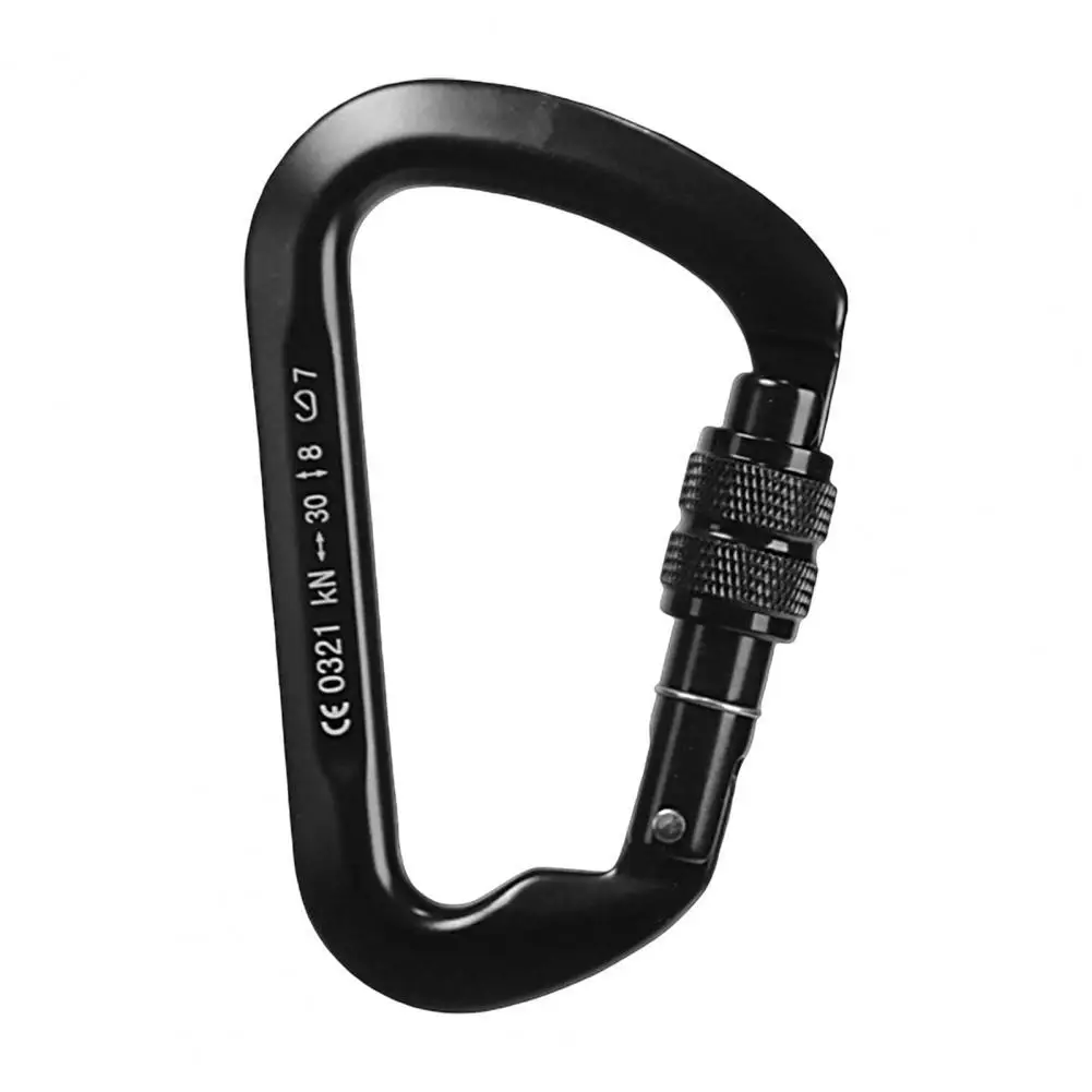 

Стабильный практичный карабин для гамака, индеформируемый карабин для подъема и скалолазания, интенсивные походные принадлежности