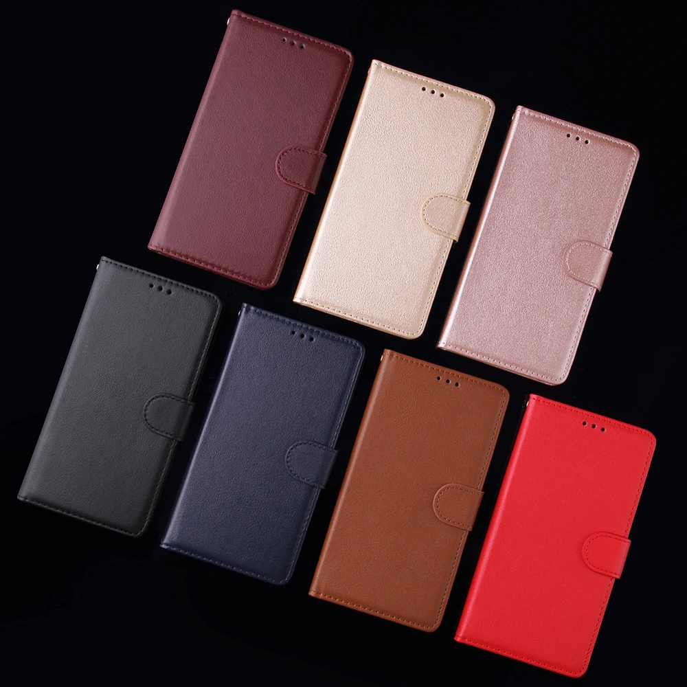 Кожаный чехол-книжка с бумажником для Xiaomi Redmi Note 9 8T 8 7 6 5 Pro 4x Red MI Plus 8A 9A 9C 7A 6A 4A Funda Poco