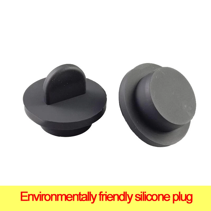 

1/2/5/10Pcs Silicone Rubber Plug Black/White 35mm Sealing Plug With Handle Waterproof and Dustproof Elastic Hole Plug