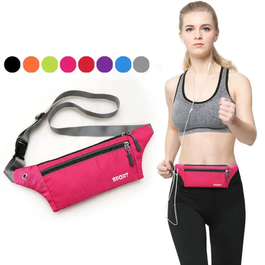 Women Sport Waist Pack Fanny Pack Crossbody Wallet Belt Travel Phone Bag Fashion Sport Pouch Money Fanny Bum Bag