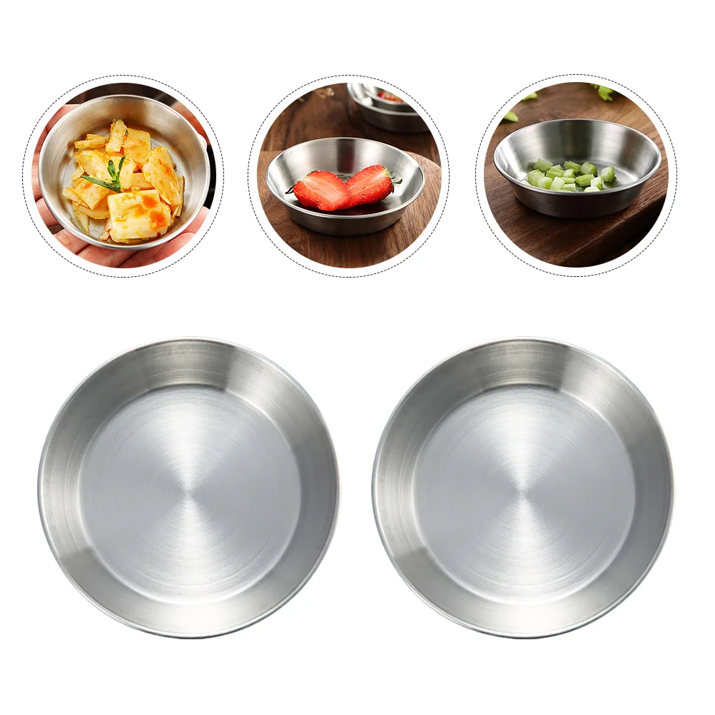 

5pcs Vinegar Dish Kitchen Seasoning Saucer for Salad Sugar Vinegar