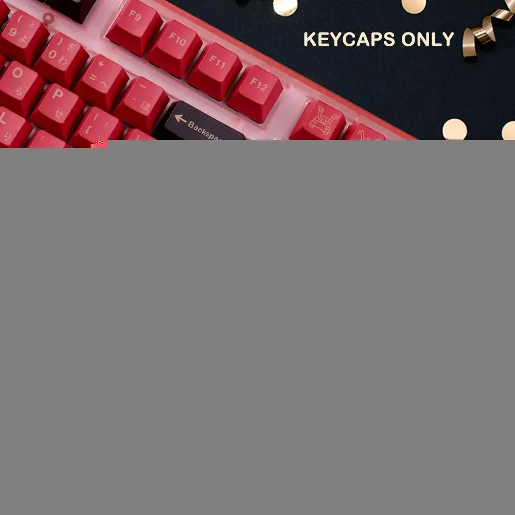 

Подходит для Gmk Red Samurai 129- Pbt оригинальная механическая крышка с высокой сублимационной печатью U1k4