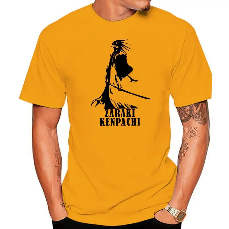 

Kaus Zaraki Kenpachi Kapten 11 Ichigo Отбеливатель Аниме подарок Atasan S-xxl для Remaja Usia Kaus Tua