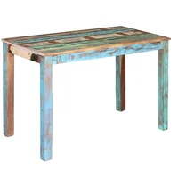 Dining Table Solid Reclaimed Wood 45.3"x23.6"x30" Kitchen Table