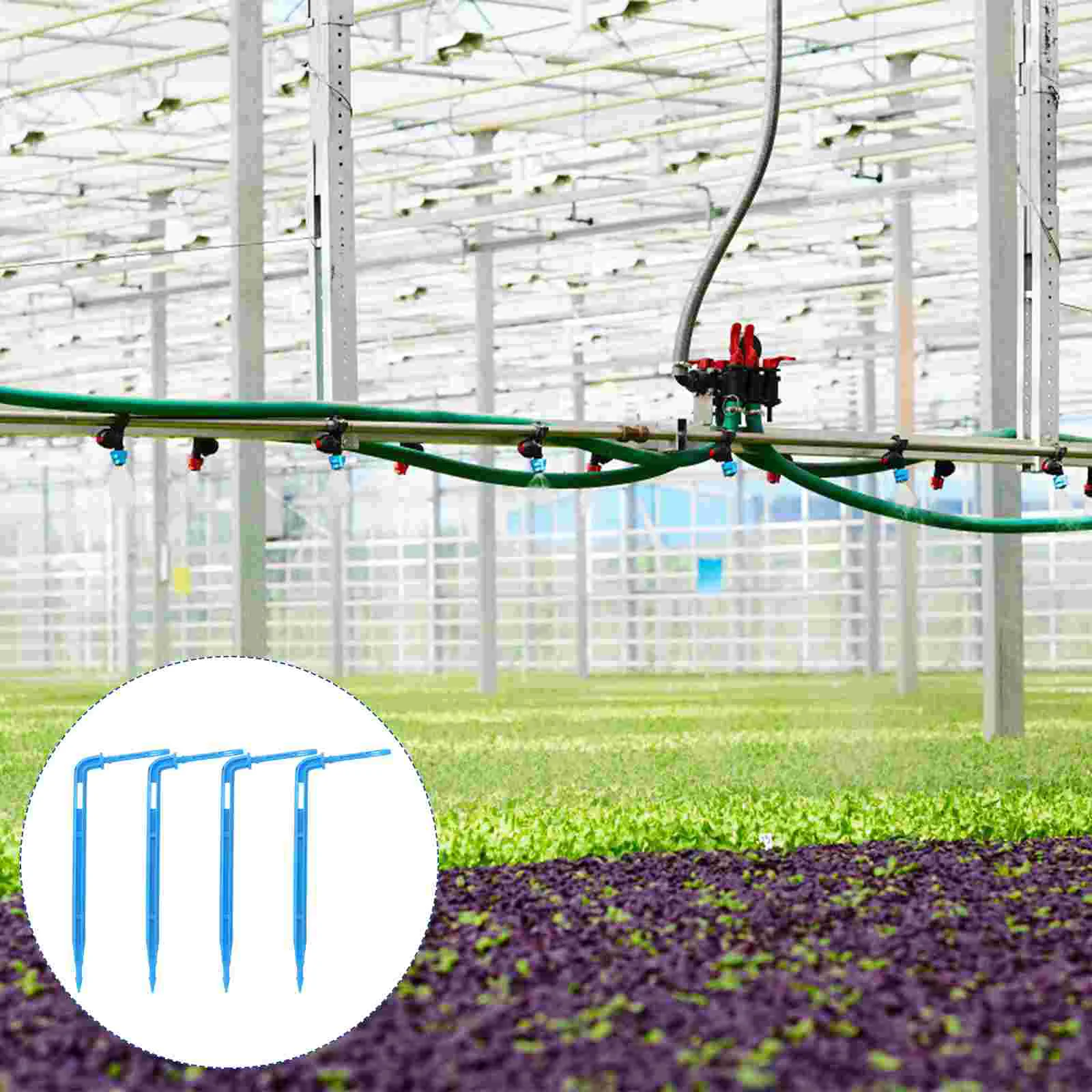 

Drip Irrigation Stakes Stake Automatic Emitter System Emitters Water Watering Spray Tube Garden Dripper Adjustable Waterer Head