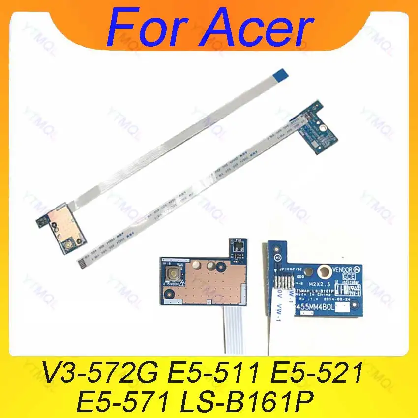 

1-5Pcs For Acer V3-532 E5-531 E5-572 V5-521 P256 LS-B161P Papan Tombol Daya dengan Kabel Aksesori Perbaikan Laptop