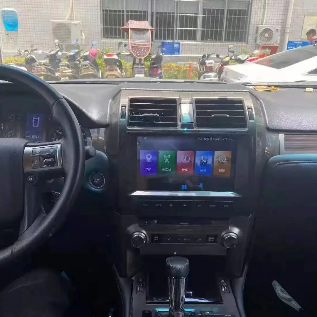 Для Lexus GX GX400 GX460 2010-2017 Android 13 Автомобильный радиоприемник 2Din Стереоприемник