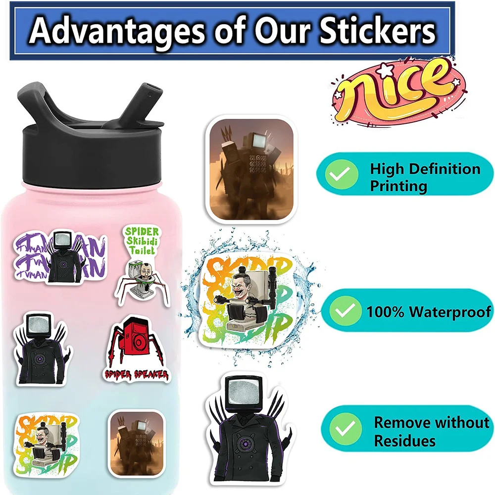 10/30/50 шт. водонепроницаемые наклейки на мотоцикл чемодан шлем