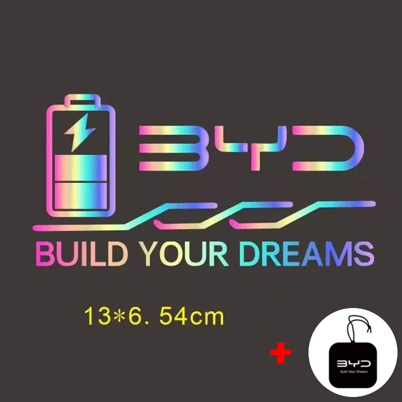 

Лазерная наклейка на топливный бак автомобиля серии BYD 13x7 см BYD Atto 3 Yuan Plus Dolphin Seal Song Plus Han Don, наклейка на порт зарядки автомобиля