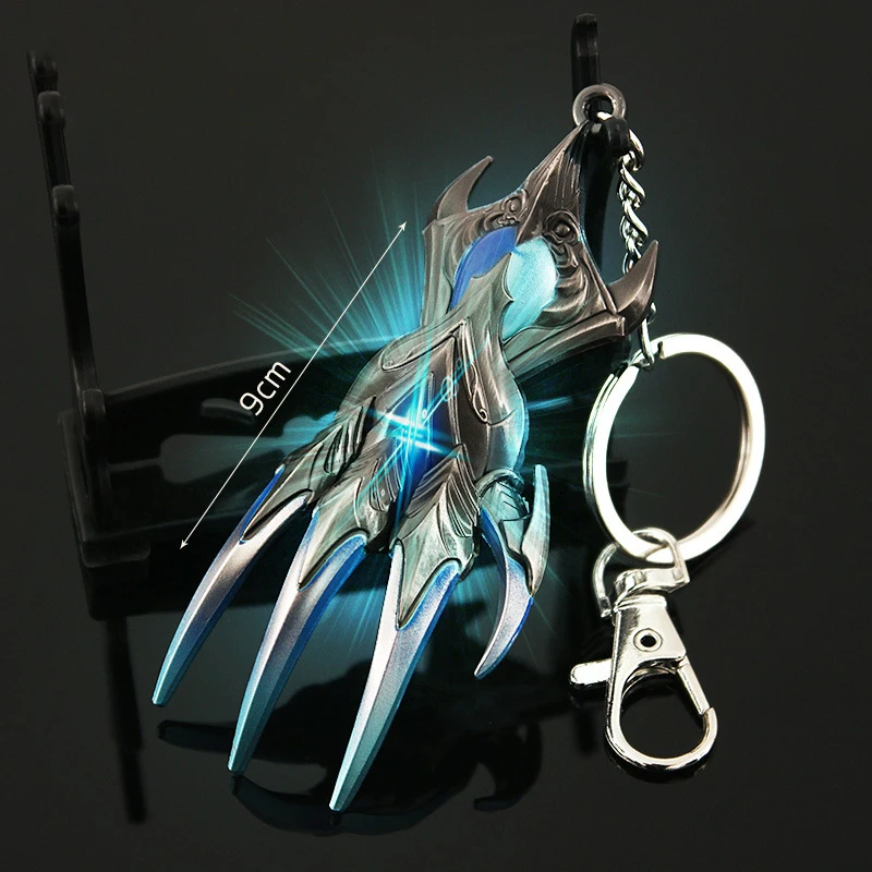 

Douluo Mainland Animation Peripheral Weapon Tang San White-eyed Devil Tiger King Soul Bone Alloy Weapon Model Pendant Gift Toy