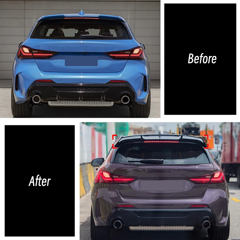 Фото Для BMW 1 серии F40 118i 120i 128ti M135i xDrive 116d 118d 120d (2019-2024) — задний спойлер на крышку багажника, аксессуар для автомобиля №2