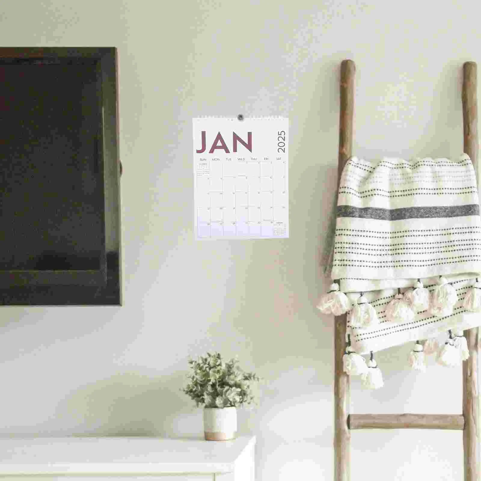 Настенный календарь на 2025 год офисный бумажный ежемесячный планировщик