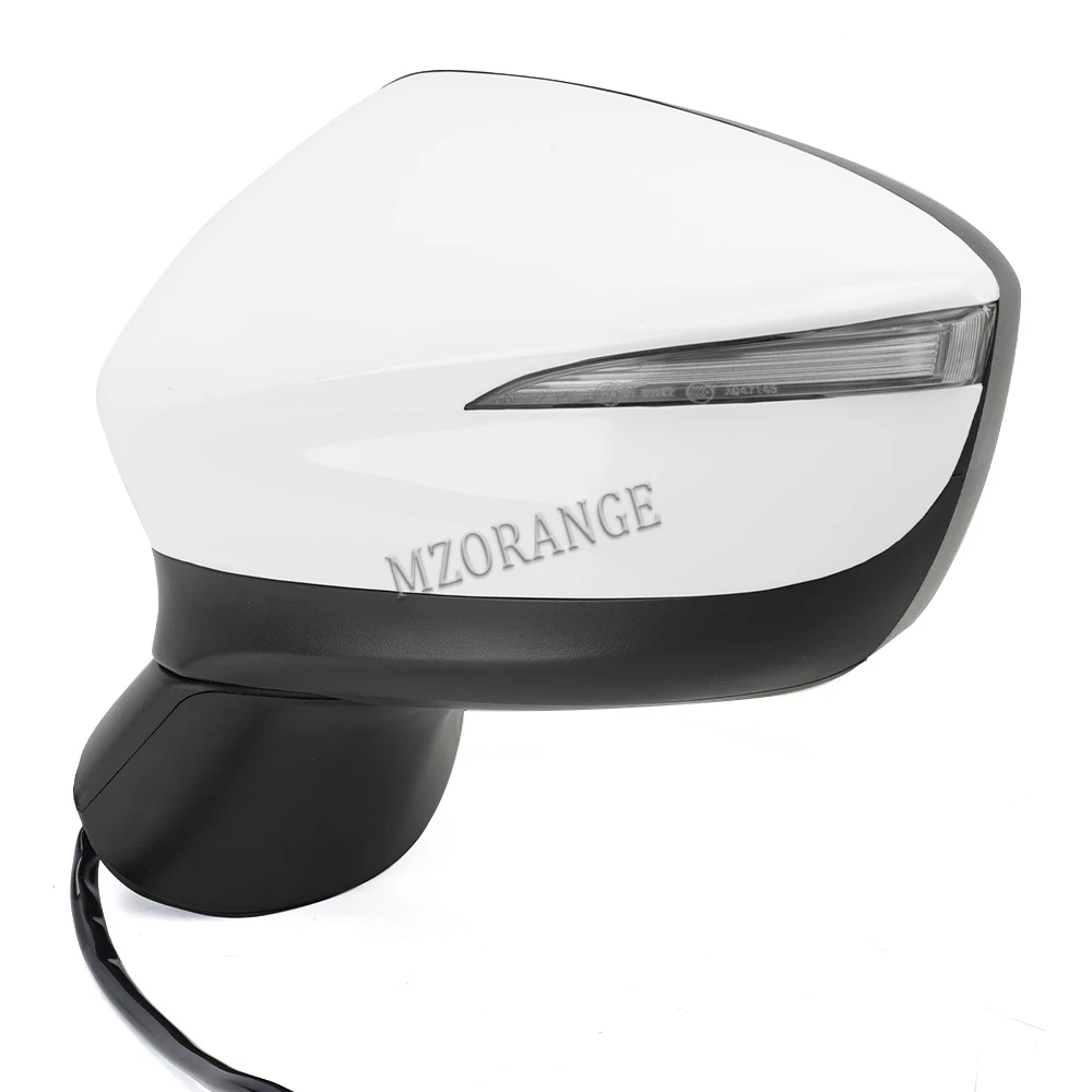 

9-контактное боковое зеркало для Mazda CX-5 2015 2016, зеркало заднего вида с подогревом, стекло с электрической регулировкой, складной поворотник, слепая точка