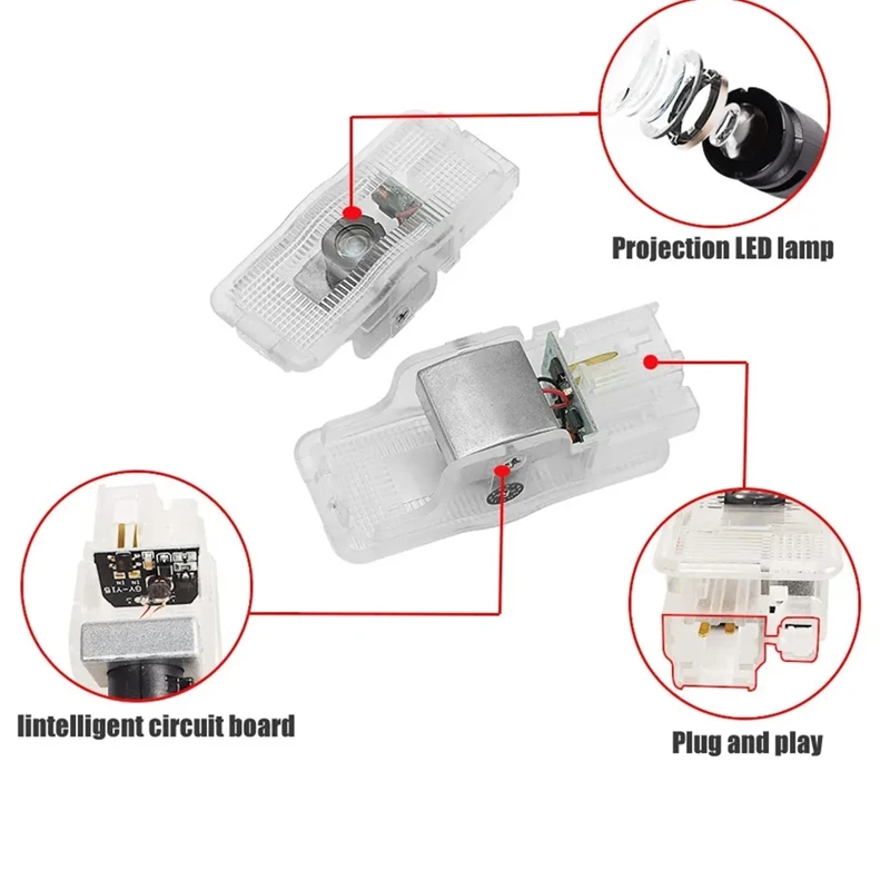 Автомобильные фары аксессуар светодиодный дверной проектор призрачная тень