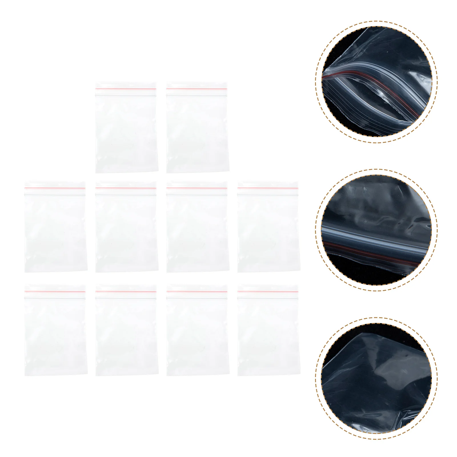 

1000Pcs Jewelry Storage Bags Earrings Packing Bags Waterproof Jewelry Bag