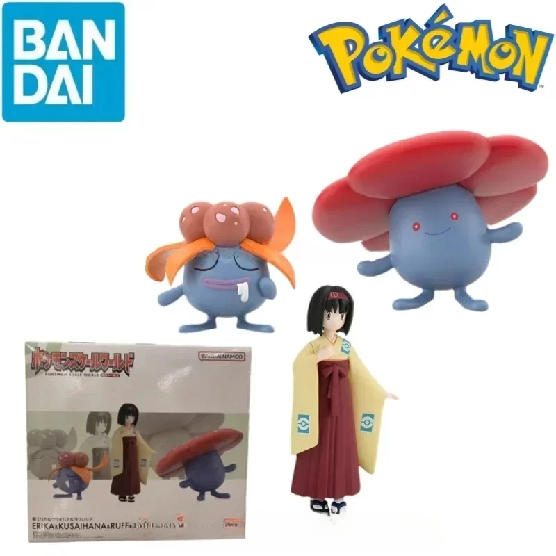 Bandai оригинальные фигурки аниме Shokugan POKEMON Scale World Erika Gloom Vileplume игрушки для детей