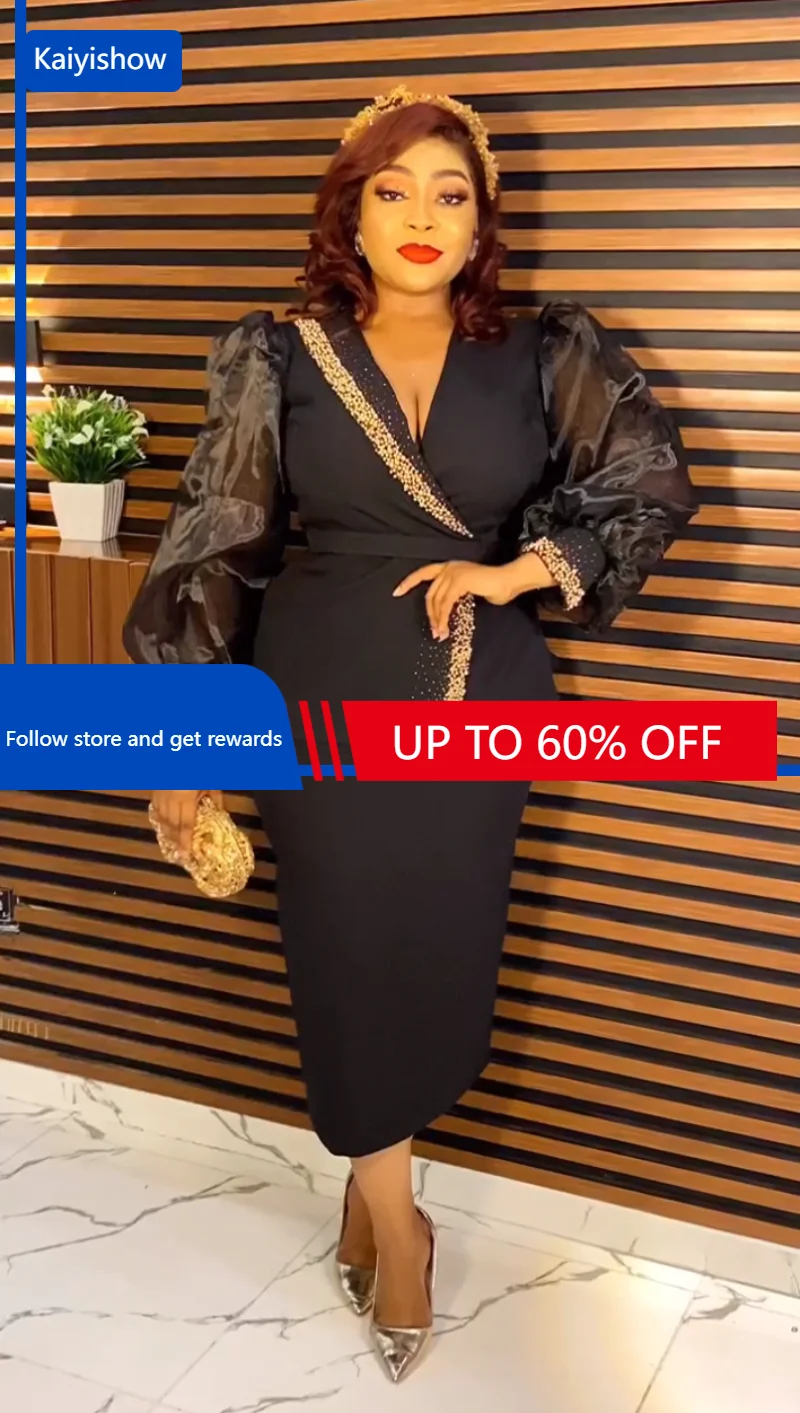 

African Clothes for Women Summer 2 Piece Set African Women Long Sleeve Tops Skirt Wedding Party Evening Gown Office Ladies Suit