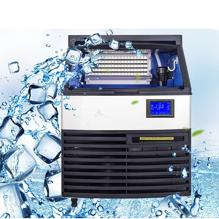 Коммерческий льдогенератор 335 Вт машина для изготовления кубиков льда из