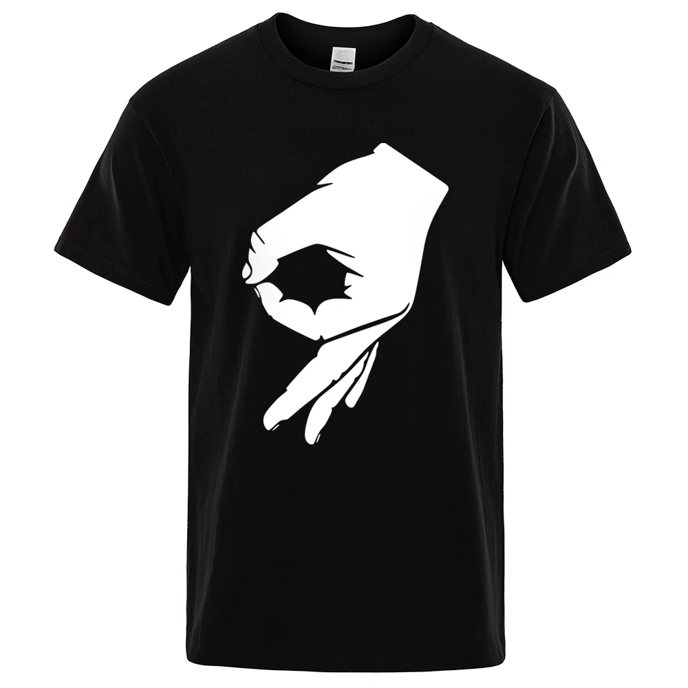 

Okay Hand Sign T-Shirt Finger OK Men Fashion Tshirt Hipster Short Sleeve Mens T Shirt 2022 Summer Brand Tops Brand Tee Shirt