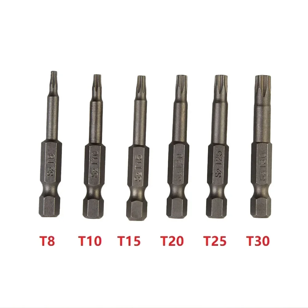 Набор магнитных отверток Torx (10851 шт.), 150 мм, удлиненные, с защитой от несанкционированного доступа, насадки-биты для шуруповерта, шестигранные 14 дюйма (art.: 3920db0b7ac6a) - 3920db0b7ac6a