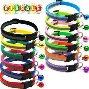 Товары для домашних животных, дневной ошейник для кошек, светящиеся ошейники для домашних животных, ошейник Тедди, ошейник для маленьких собак, товары для домашних животных