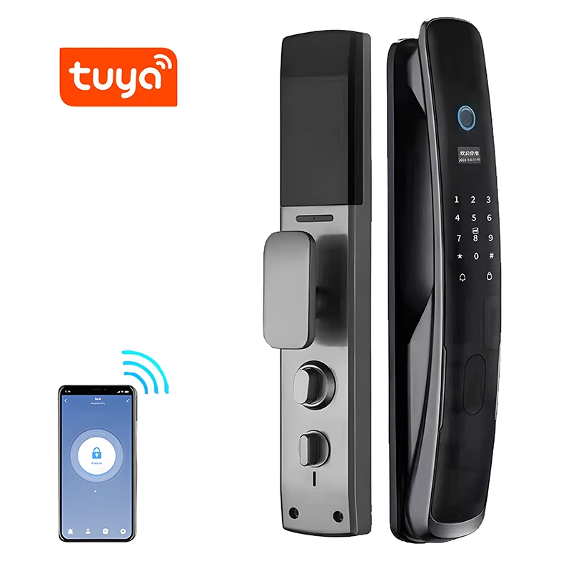 

tuya lock password home automatic electronic fingerprint gate lock smart door lock
