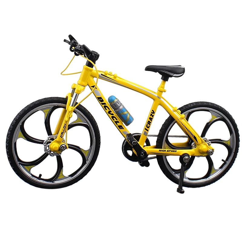 

Mini Alloy Finger Bicycle Model Racing Toy Creative Simulation Metal Mountain Bike Set Collection Toys For Boys