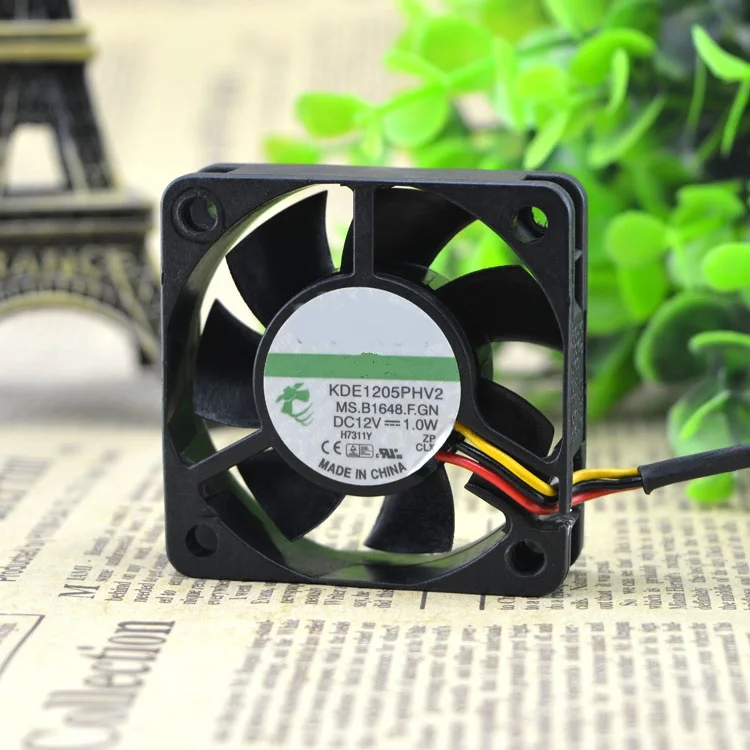 

Brand new original 5015 5cm mute fan 12V 1.0W kde1205phv2