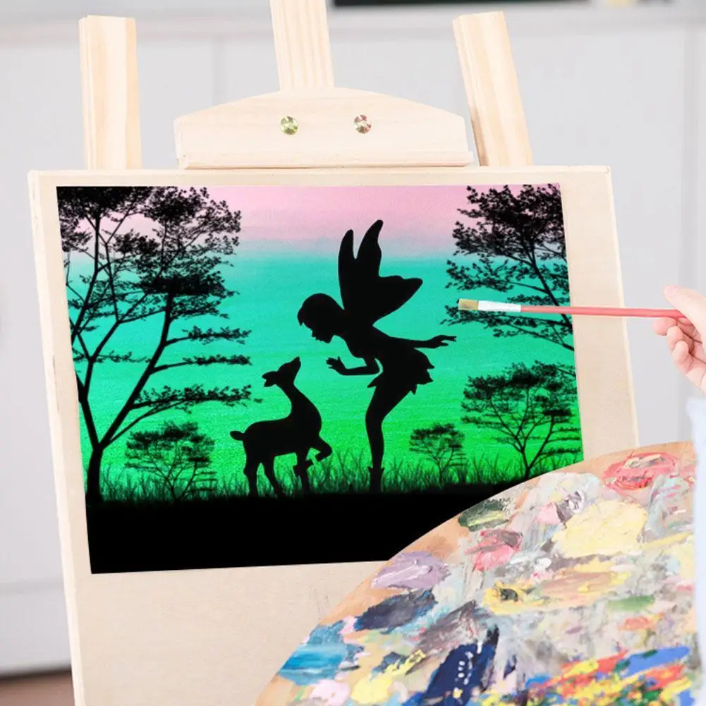 

16 Pcs/set A4 Dream Silhouette Painting Template Fast Pet Fast Templates Draw Templates Stencil Material Plastic Art Draw R2w7