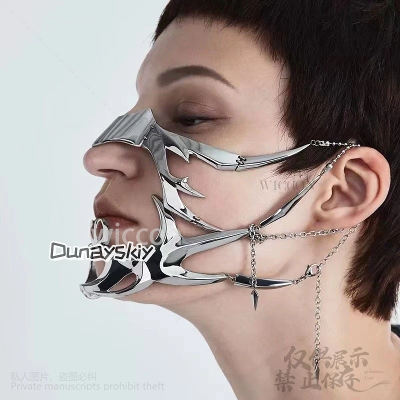 Аниме-игра Love And Deepspace косплей костюм Xavier панк готика приличный нос механическая