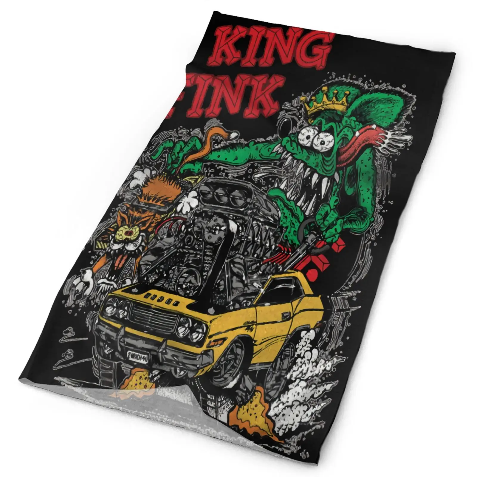 

Бандана Rat Fink King Fink Xs3Xlmask Мужская бандана Женская Мужская Бандана Балаклава маска шлем лыжный Мультикам лыжный мужской шарф маска