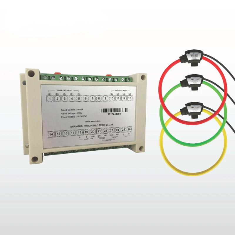 

power messung instrument kwh meter 3 phase rogowski coil power meter