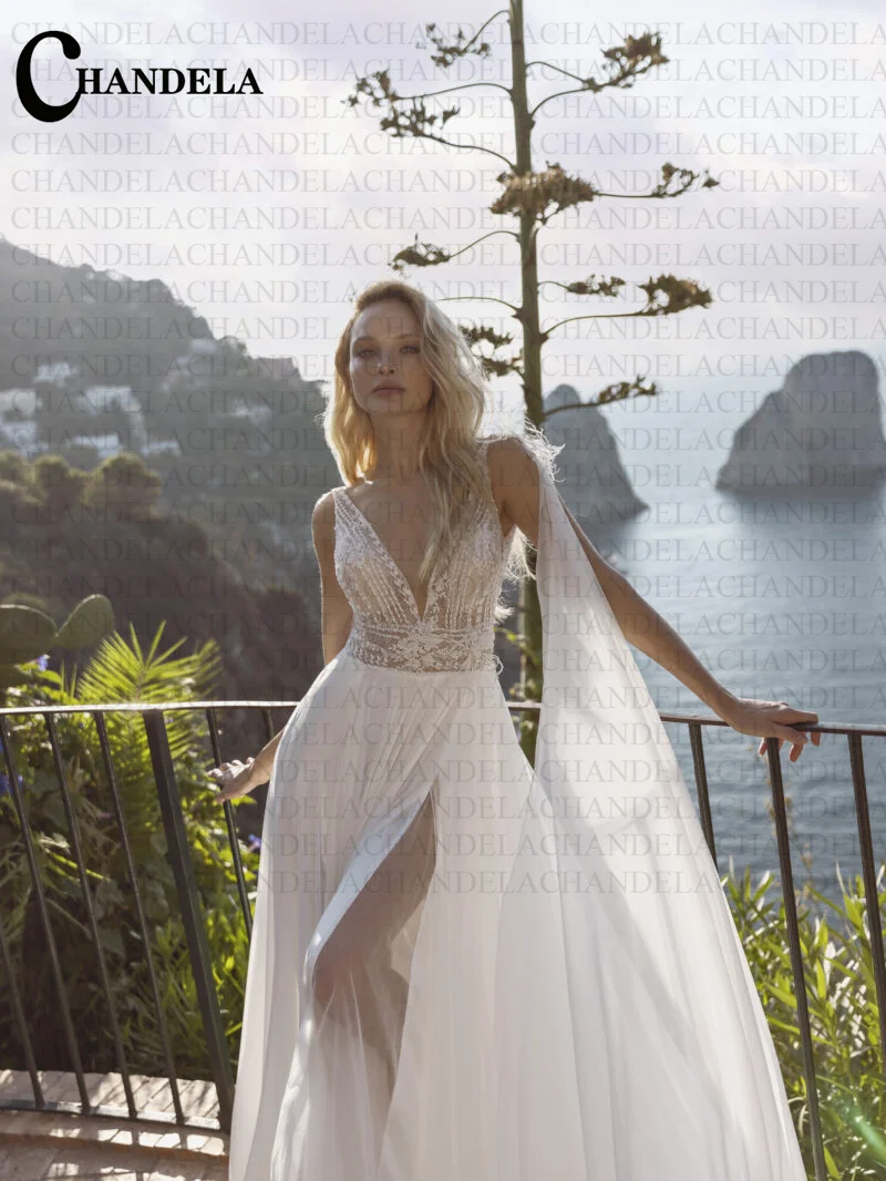 Рисунок 3 - Женское свадебное платье с открытой спиной