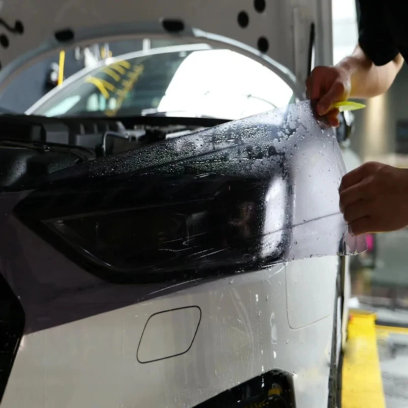 Фотохромная пленка для лампы из ТПУ автомобильных фар лампочек наклейки