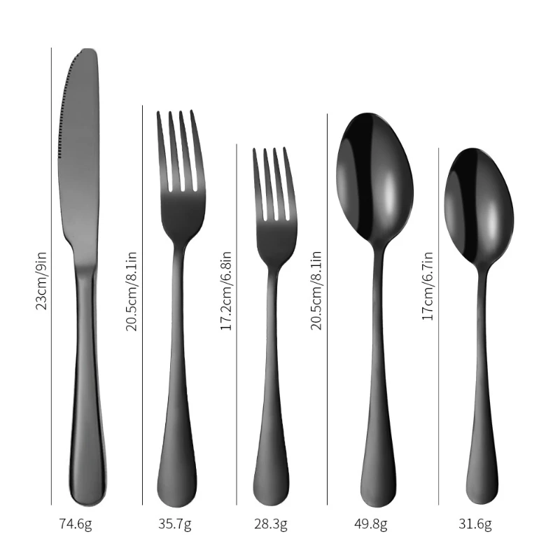 

Premium Cross-Border Amazon Titanium-Plated Stainless Steel Tableware: Elevate Your Dining Experience with Unmatched Durability