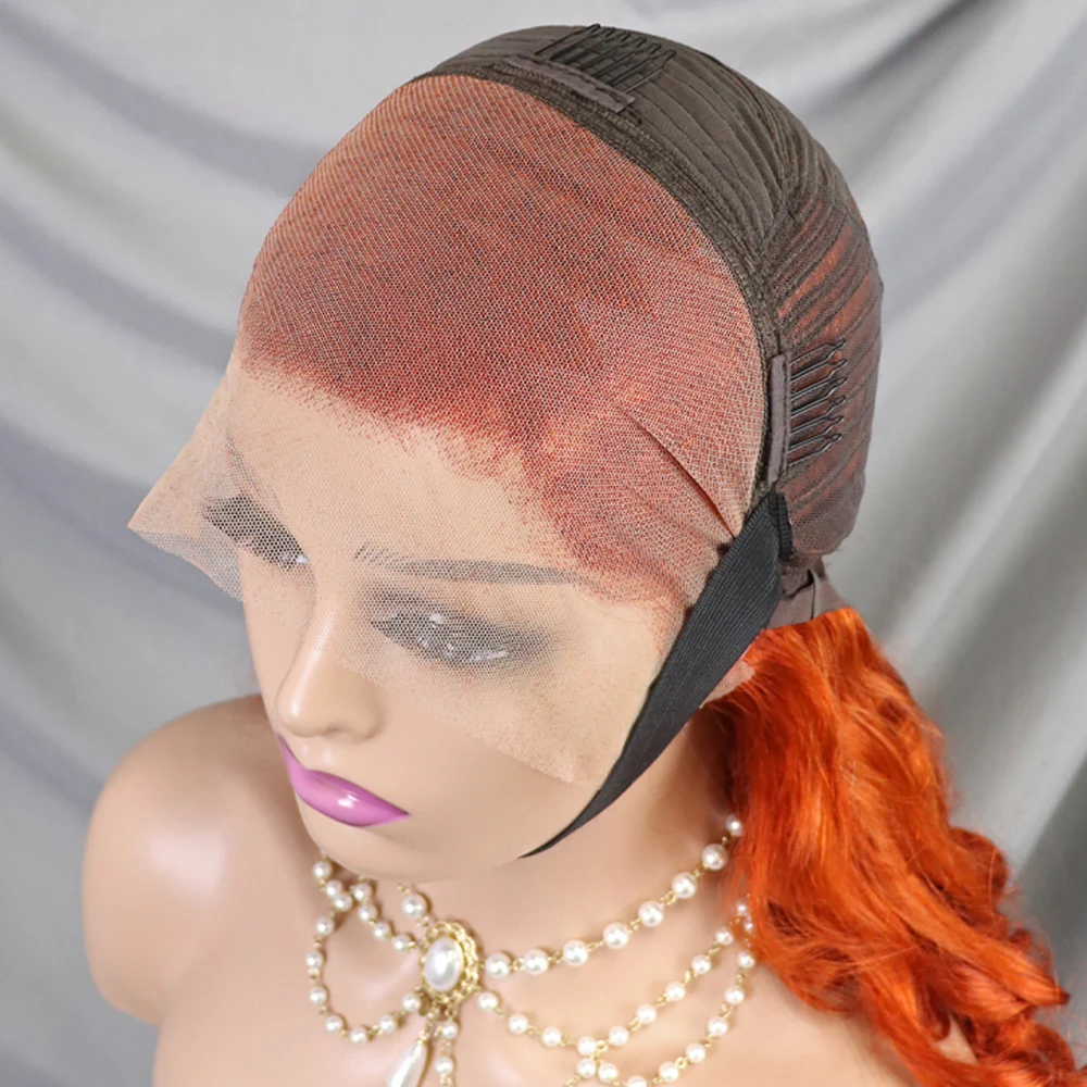 Имбирный цвет 300 Плотность 100% человеческие волосы Свободная волна Фуми Упругий