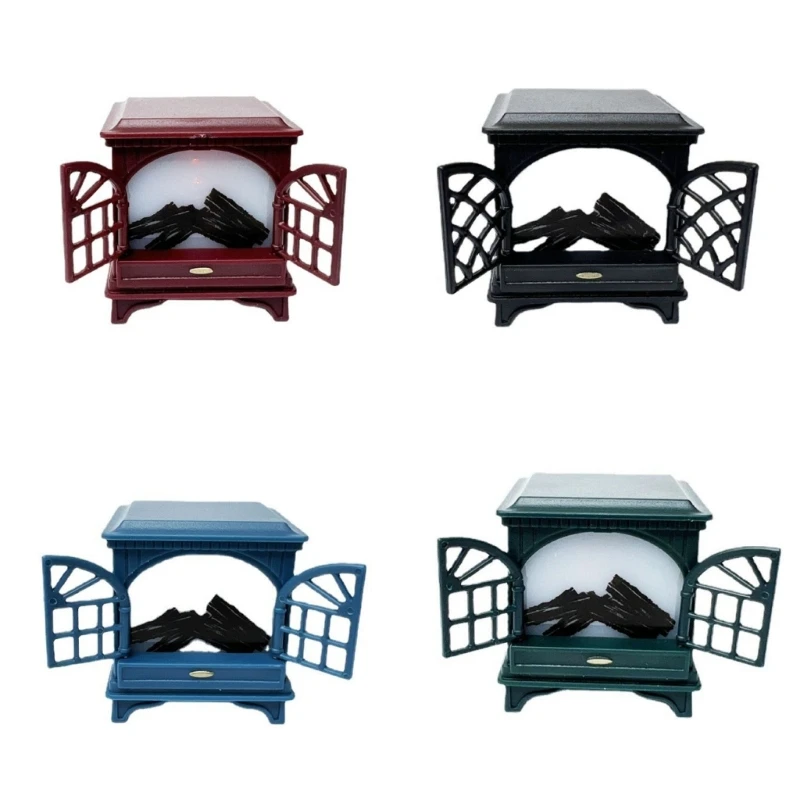 

1:12 миниатюрные домики, мебель, украшения для кукольного домика, пластиковый камин, фотография, дропшиппинг