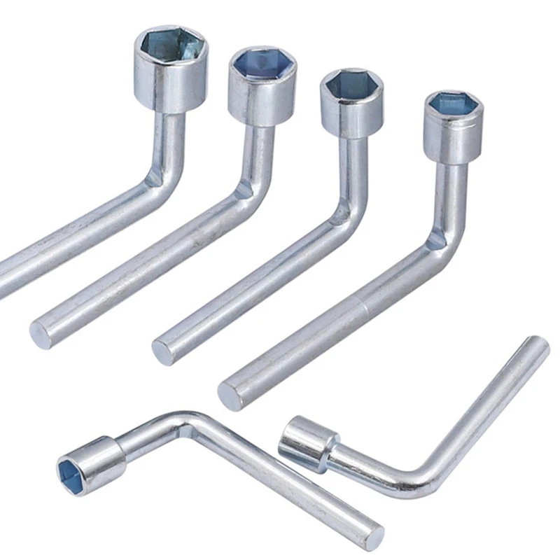 

High Carbon Steel Socket Wrench Durable Metric L Shaped Angled Socket Wrench