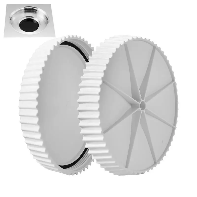 

Drain Cover Bathroom Drain Cover Hair Catcher Balcony Drainage Stopper Plug Garden Outdoor Roof Anti-blocking Floor Strainer