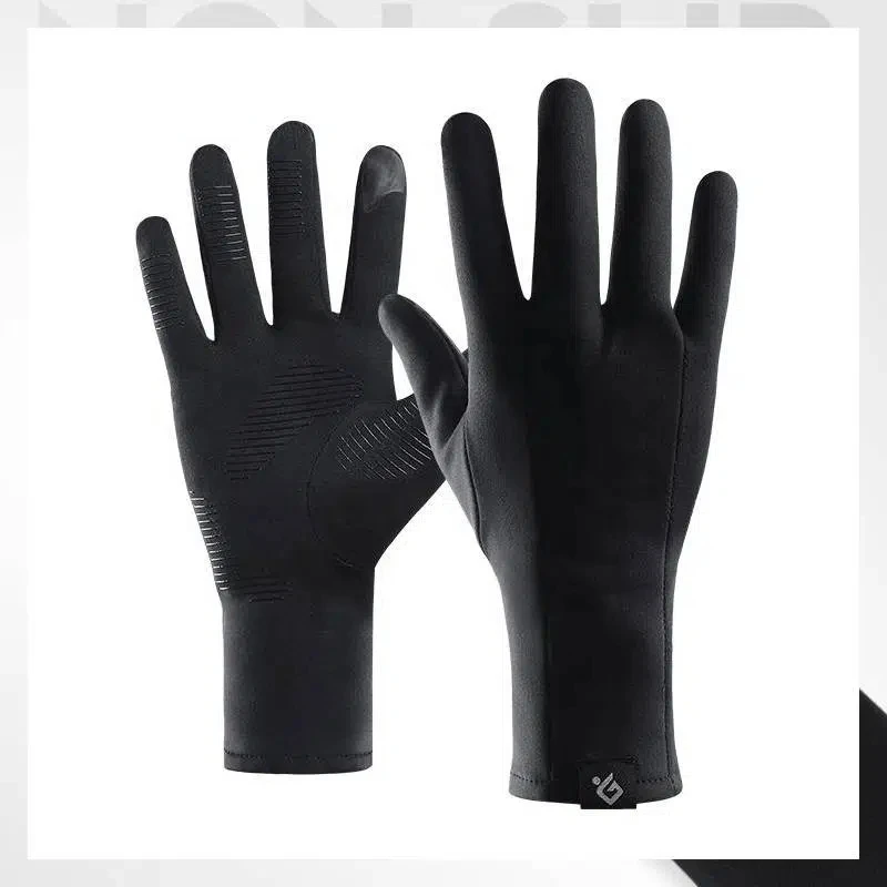 

Men's Thermal Windproof Ski Gloves Anti-slip Touch Screen Compatible For Winter Outdoor Sports Running Cycling Hiking Camping