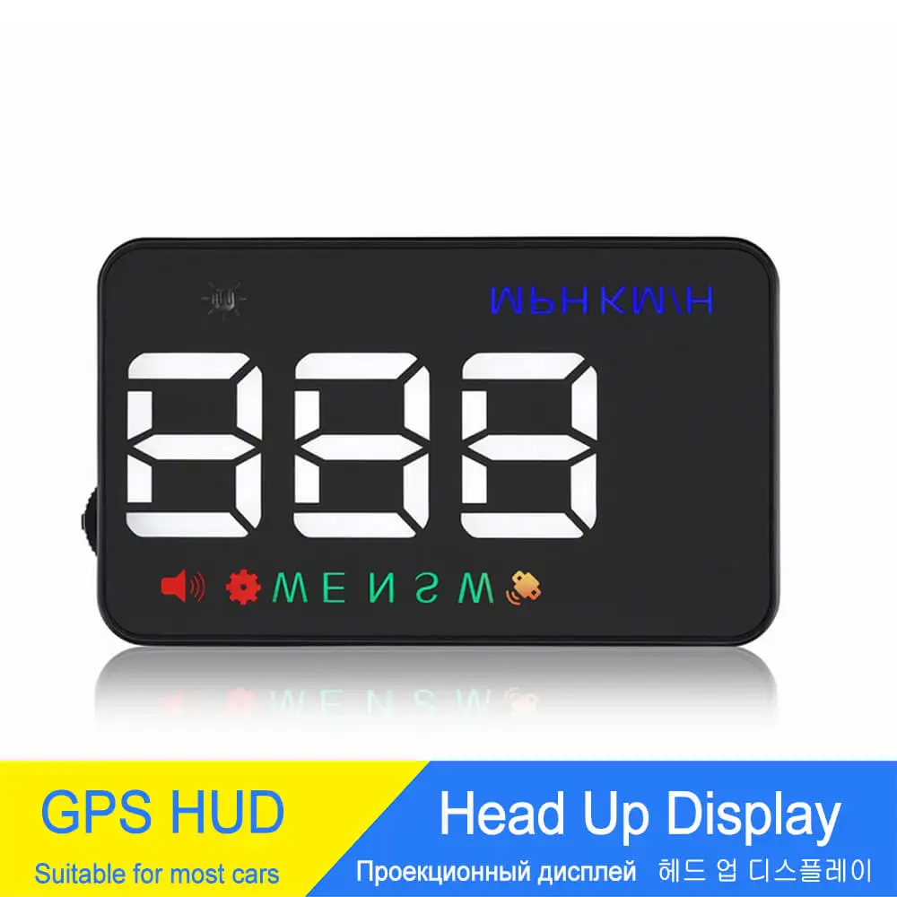 

Автомобильный дисплей A5 с дальностью км/ч, миль/ч, GPS, Цифровой Автомобильный спидометр, умный бортовой компьютер, умные датчики, проектор, автомобильные аксессуары