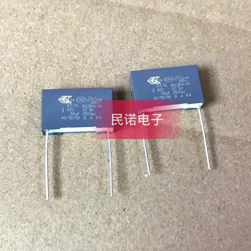 5 шт.10 шт.20 шт.лот KEMET R52 310VAC 0.56UF 310VAC564 564 560NF 310VAC560NF 310VAC0.56 Пленочный конденсатор P22.5mm R523N356050P0M (art.: 3920db7acf090) - 3920db7acf090