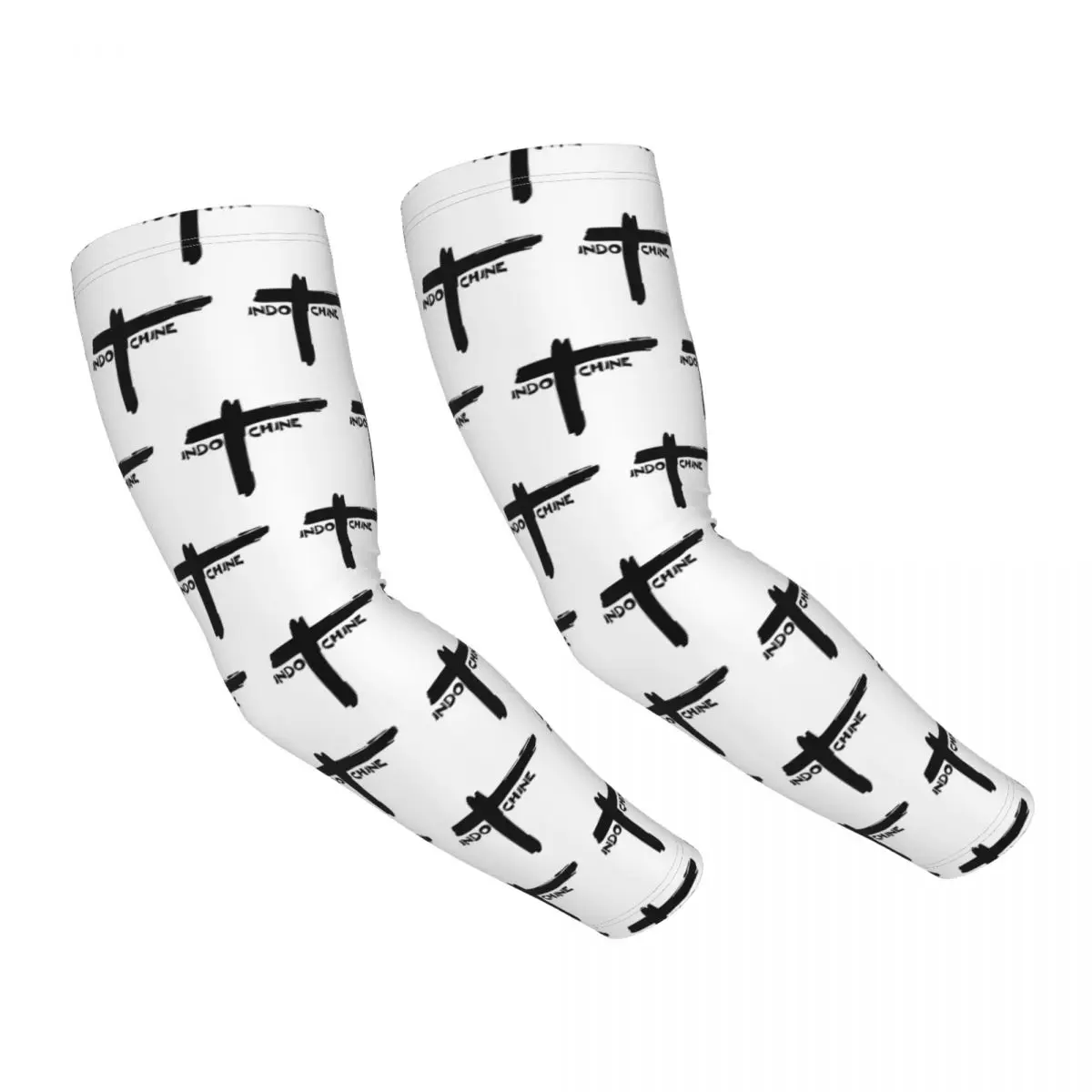 

Best Art Design Music Indochine Sun UV Protection Cooling Arm Sleeves Women Men Sports Running Tattoo Cover Up