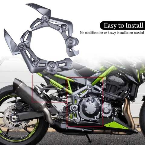 WOLFLINE крышка рамы капот защита двигателя защита обтекателя для Kawasaki Z900 2017 2018 2019, аксессуары для мотоциклов