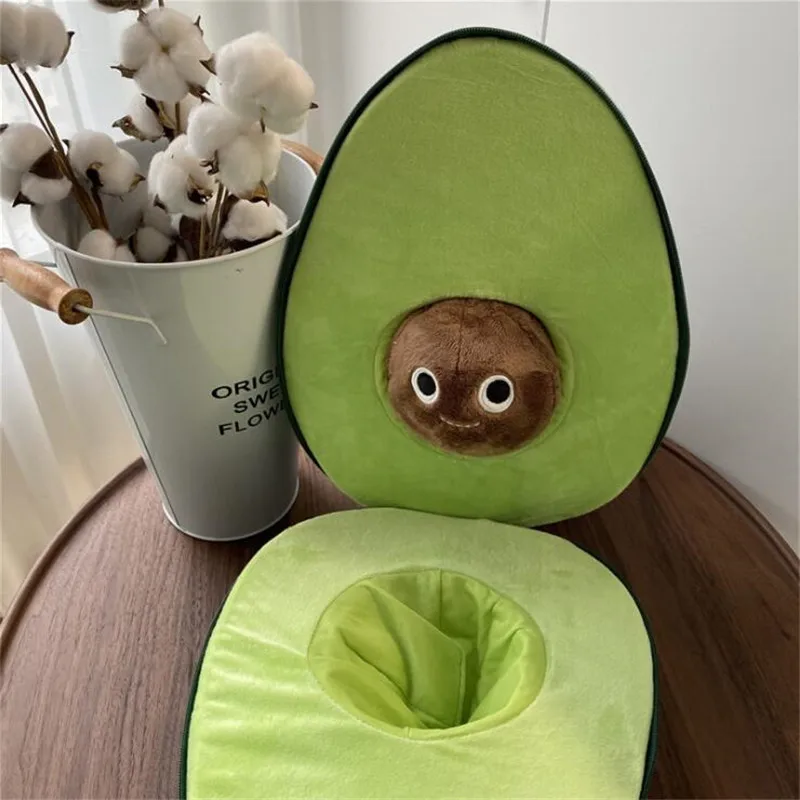 

Cute Fruit Avocado Plush Toy Stuffed Doll Pillow Baby Kids Children Girls Boys Creativey Birthday Gift Sofa Cushion Home Decor