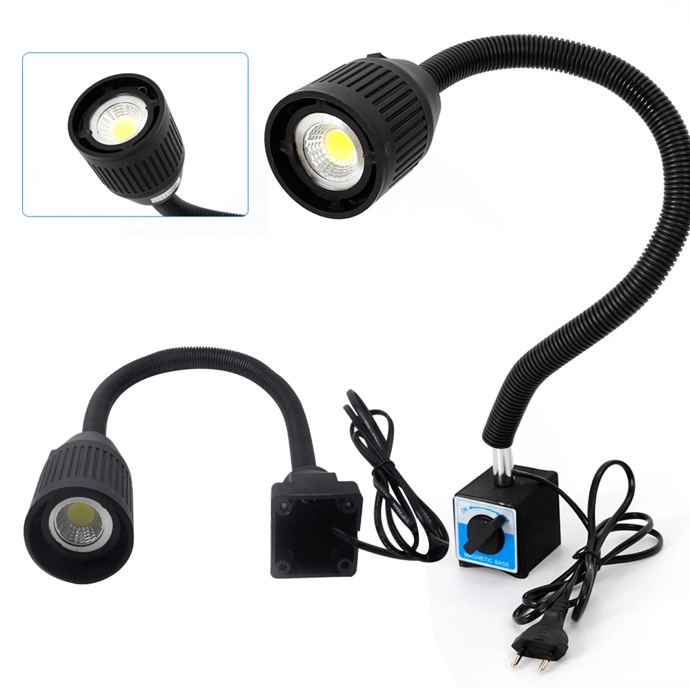 

220V CNC Maschinenlampe Magnetische LED Arbeitsleuchte Flexibel Licht Arm